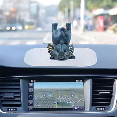 You Store - Transparent Non-Slip Silicone Dashboard Mat - Large Size Grip / Heat-resistant and UV stable
