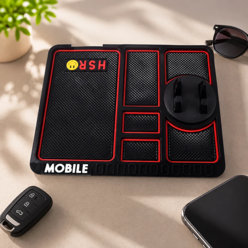 You Store - High Quality Car Dashboard Mat with Non-Slip Phone Holder for Secure Driving