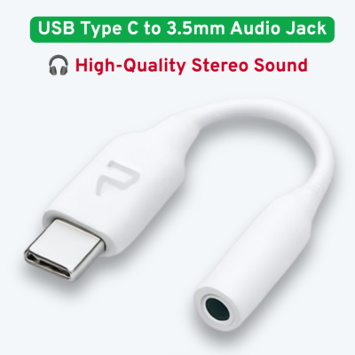 ARmaxtron - USB Type C to 3.5mm Headphone Jack Adapter Cable Type C