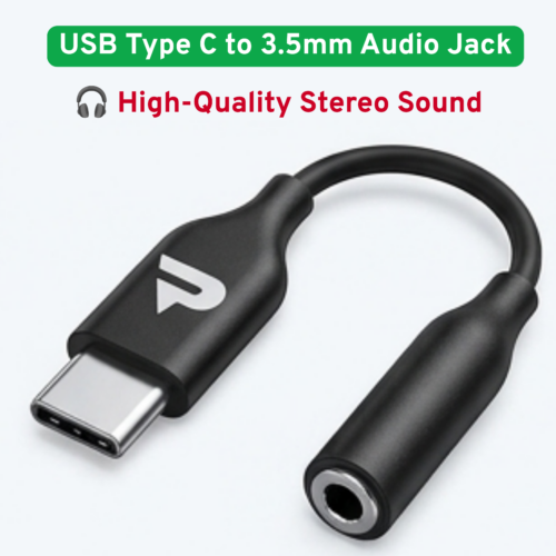 ARmaxtron - USB Type C to 3.5mm Headphone Jack Adapter Cable Type C