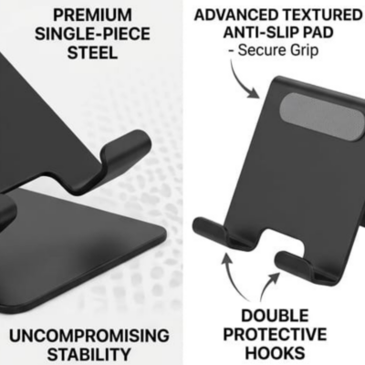 ARmax - Heavy Duty Metal Phone Holder Stand for Desk