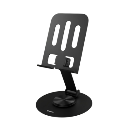 ARmax - 360° Rotatable & Foldable Mobile Phone Stand – Metallic, Adjustable Height & Angle