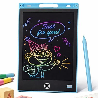 AR maxtronics - 12-Inch LCD Writing Tablet – Colorful Reusable Drawing Pad with Lock Function