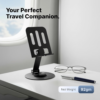 ARmax - 360° Rotatable & Foldable Mobile Phone Stand – Metallic, Adjustable Height & Angle