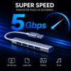 ARmax -USB hub - USB A To 4 Port USB 3.0 USB Hub / Aluminium Alloy Mobile and Laptop Adapter