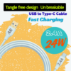ARmaxtro - 24W & 2.4A USB to Type C Fast Charging Data Cable | Quick Power Delivery & High-Speed Data Sync for All Android Smartphones & Type-C Devices (1M, White)