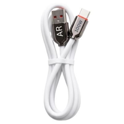 ARmaxtro - 100W & 6A Super Fast Sonic & Turbo Charging USB to Type-C Silicon Cable | Quick Power Delivery & High-Speed Data Sync for Redmi, Pocco, Xiaomi, & Android Gadgets