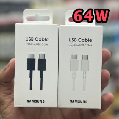 64 W Fast Charging Type C to C PD Cable. Support Samsung and All Device