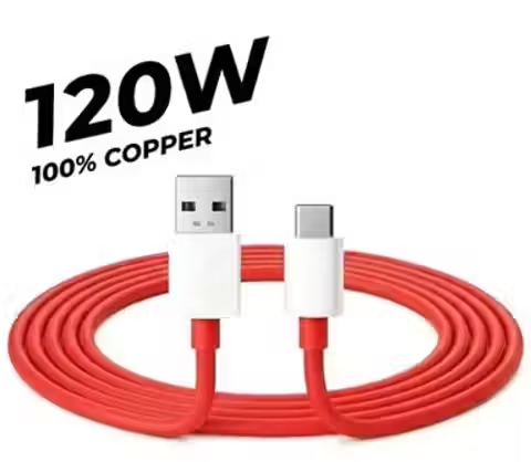 ARmax - 120 Watt Fast Charging USB Cable SuperVooc Support all Phones USB to Type C